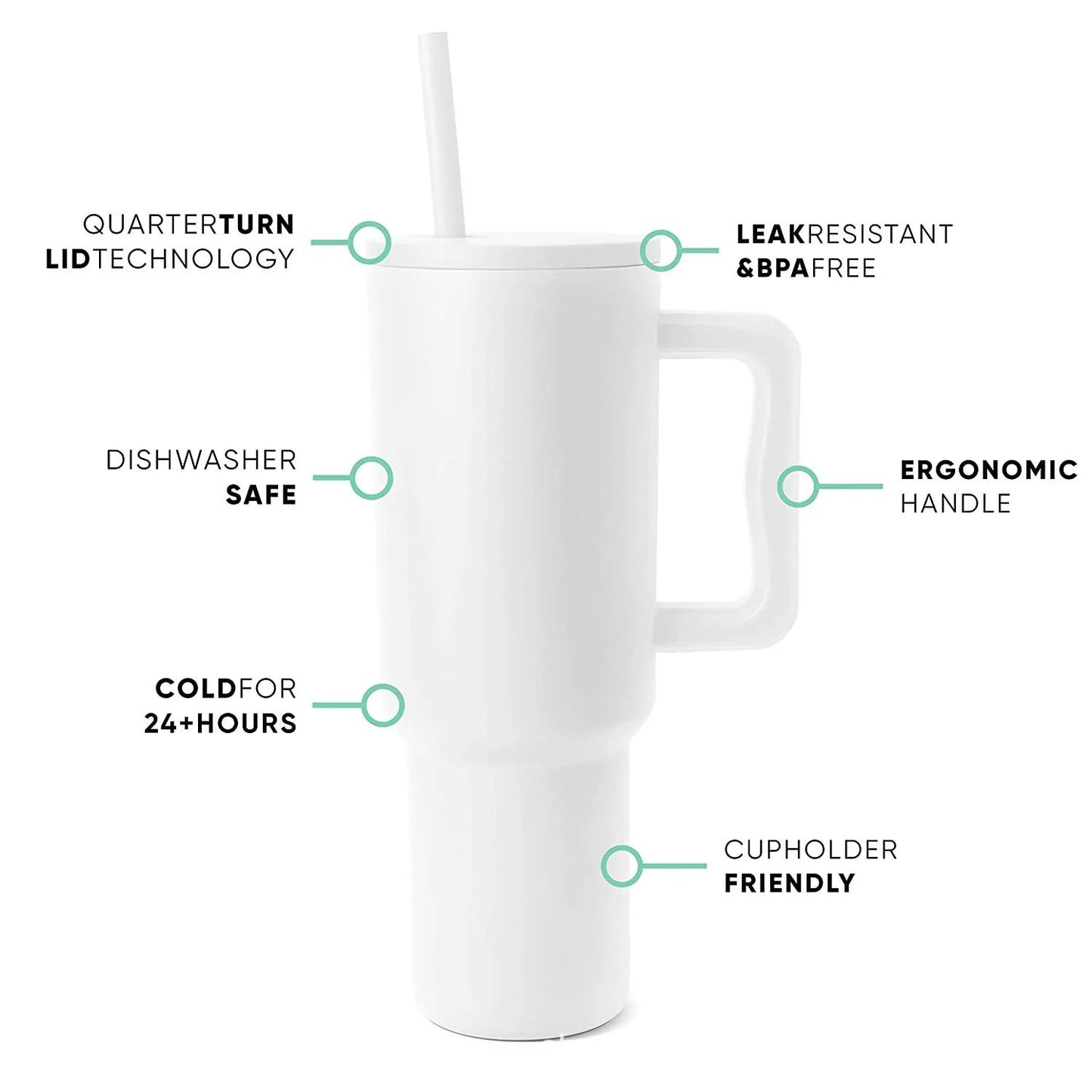 Thickened Handle Ice Cup Large Capacity Coffee Cup 304 Stainless Steel Cup Thermos Cup Water Cup Wholesale Tatreez Nana